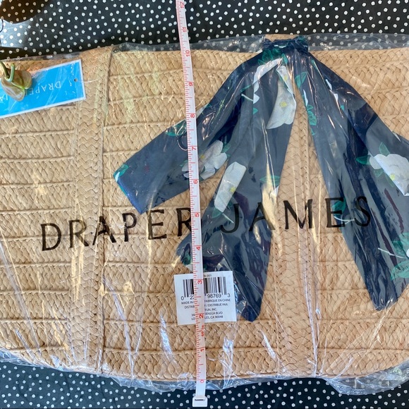 Draper James Straw Bag NWT - Picture 6 of 6